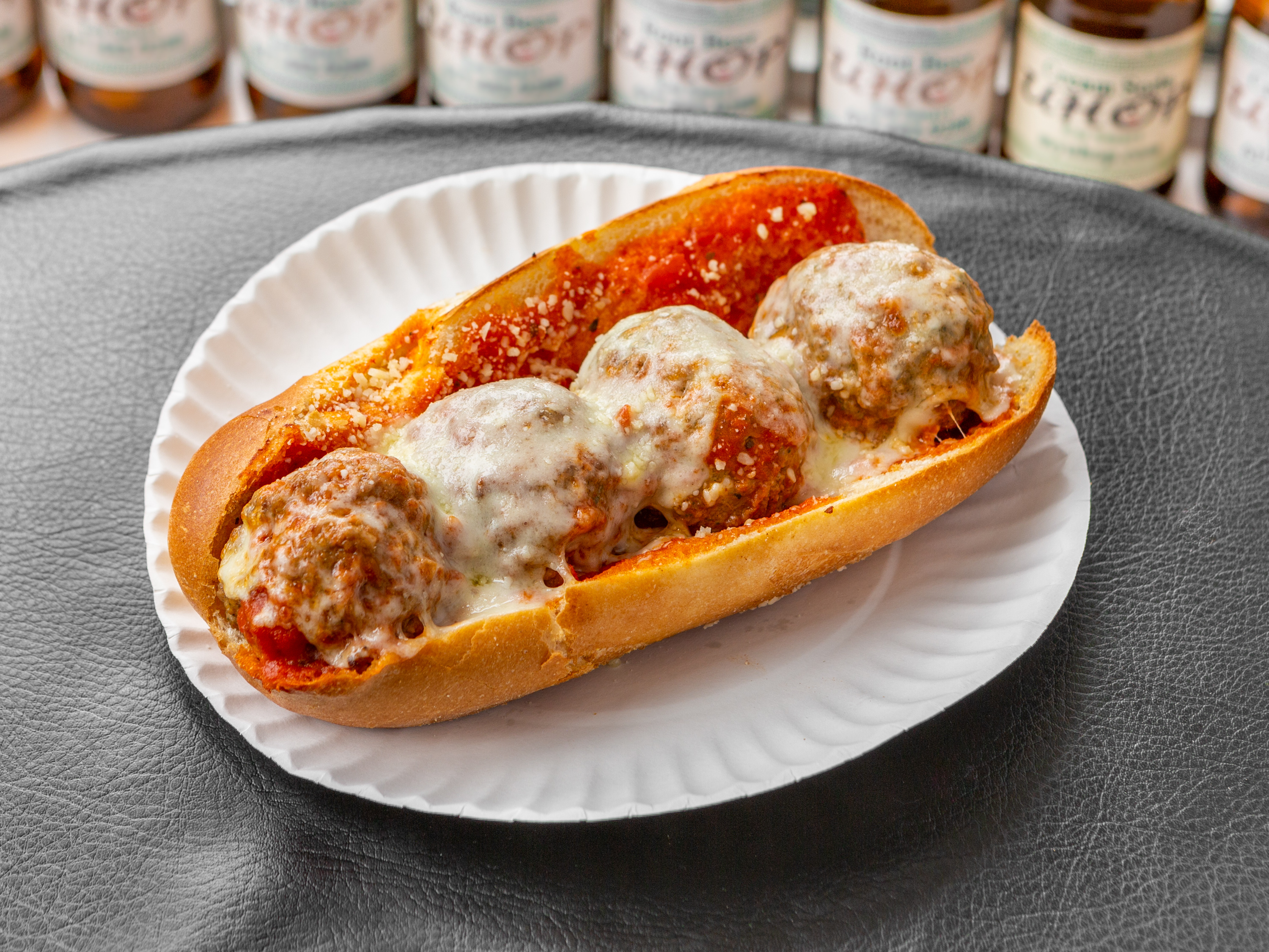 Order Meatball Parmesan Sub food online from University House of Pizza store, Boston on bringmethat.com