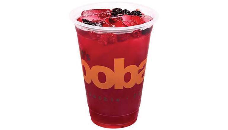 Order Hibiscus Berry Iced Tea (TP) food online from Boba Time store, Glendale on bringmethat.com