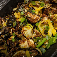 Order Cast Iron Brussels food online from Lancaster Brewing Company store, Harrisburg on bringmethat.com
