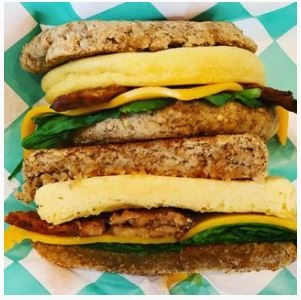 Order VEGGAN MCMUFFIN food online from Grounded For Life store, Clinton on bringmethat.com