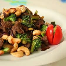 Order Beef with Cashew Nuts food online from Darda Seafood store, Milpitas on bringmethat.com