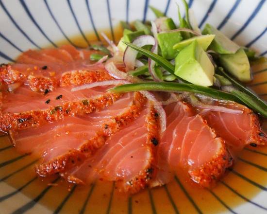 Order Seared Salmon Togarashi food online from Sushi Roku store, Scottsdale on bringmethat.com