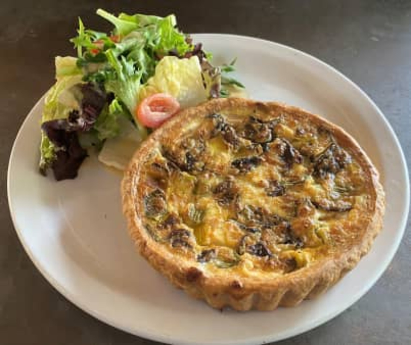 Order Quiche Jardiniere food online from St. Honore Boulangerie store, Portland on bringmethat.com