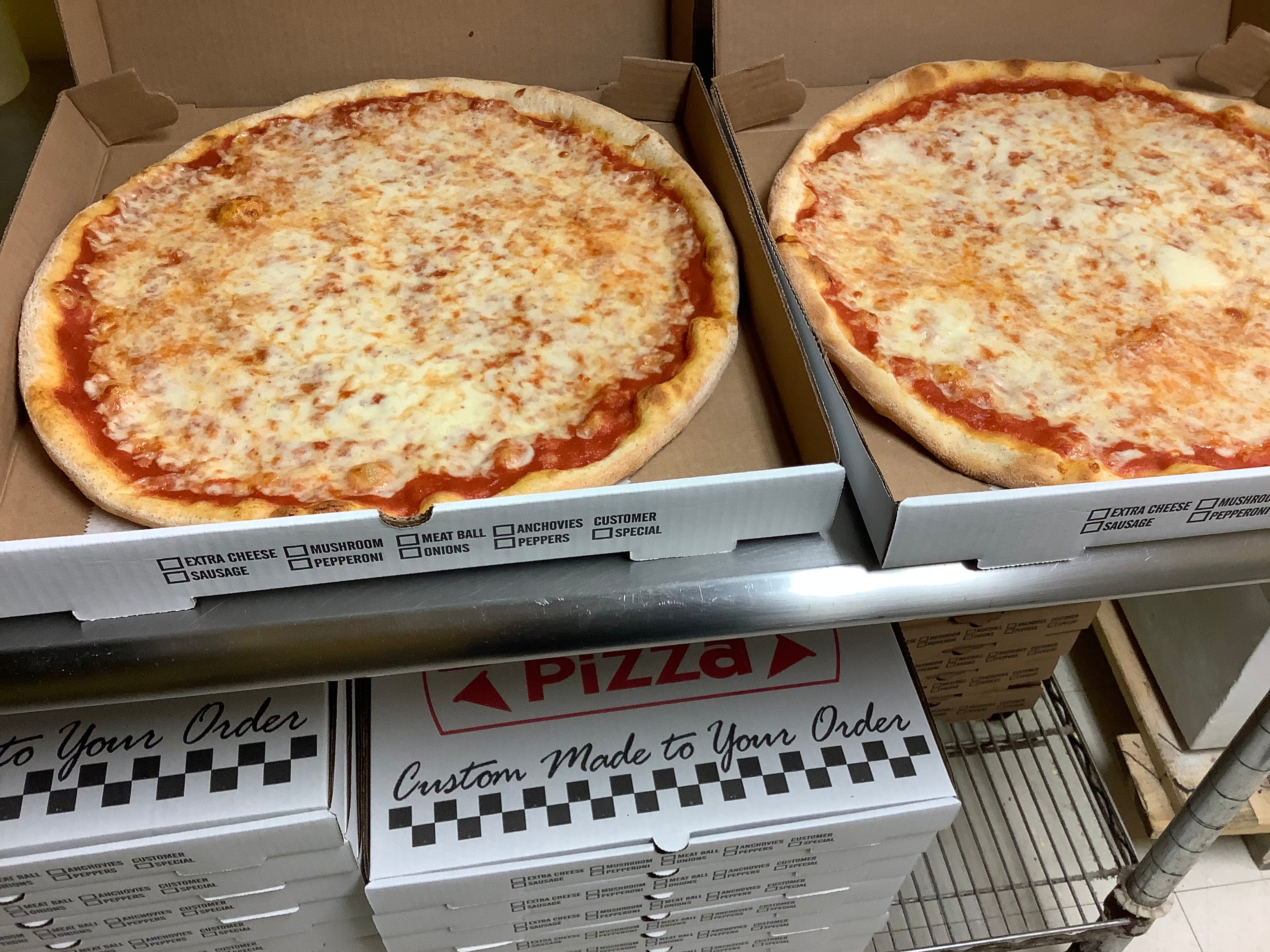 Order ( 2 ) Large 16" Pizzas - Special food online from Gino Pizza store, Lindenwold on bringmethat.com