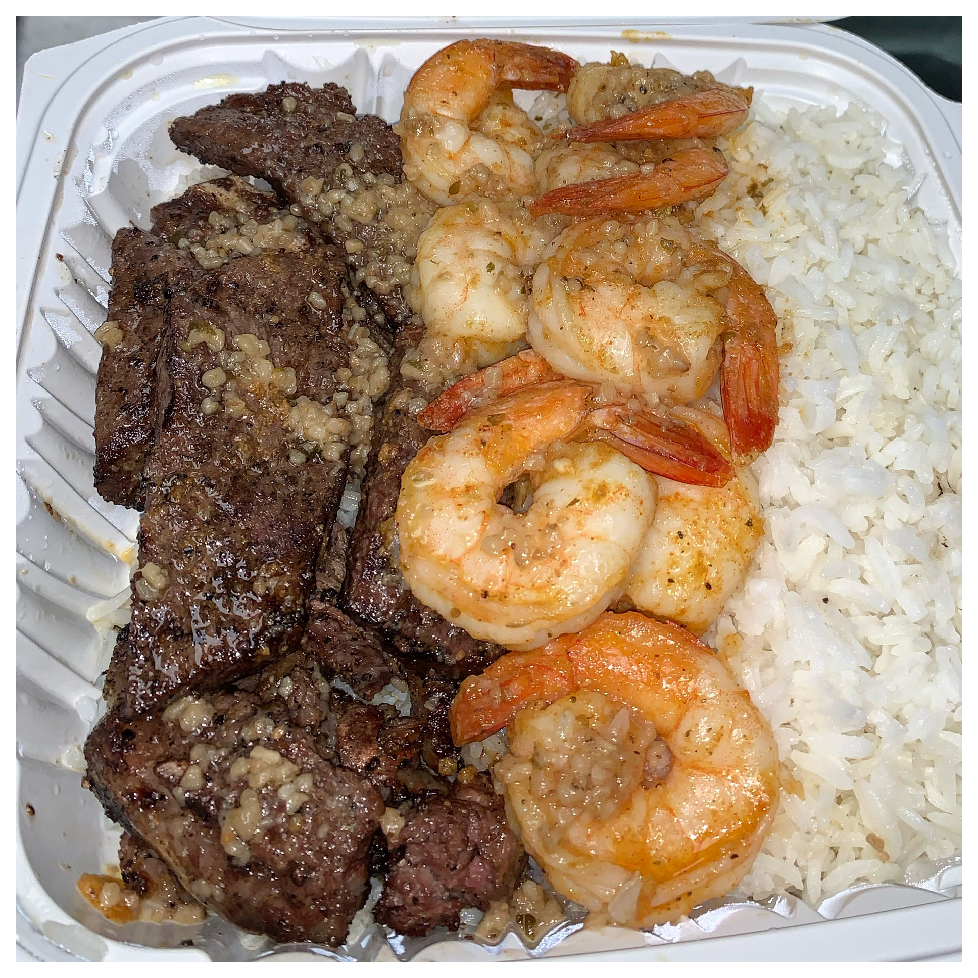 Order Steak and Shrimp food online from Ochorios Seafood & Caribbean Cuisine store, Hempstead on bringmethat.com