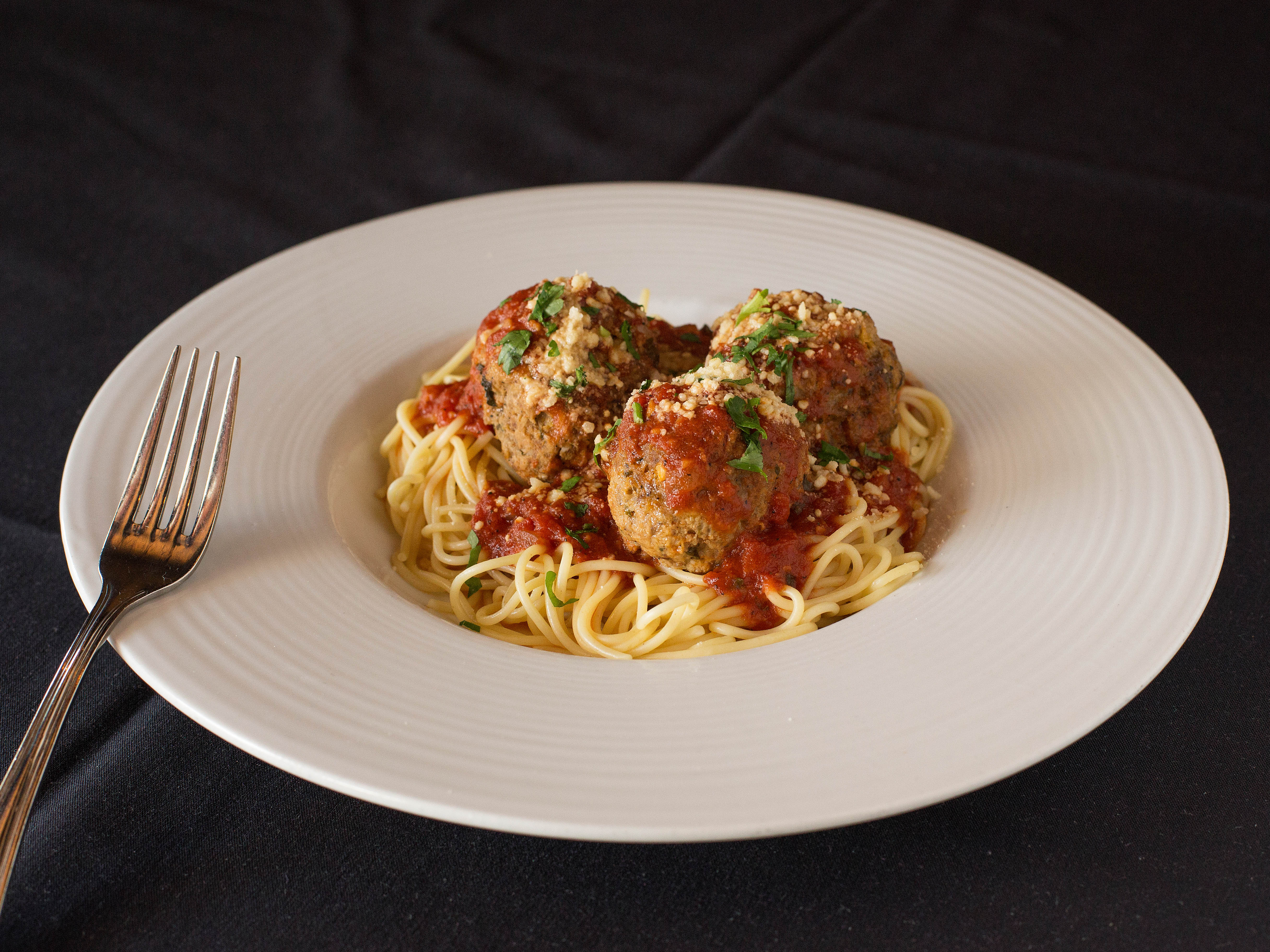 Order Spaghetti and Meatballs food online from Apollonia's Italian Kitchen store, Richardson on bringmethat.com