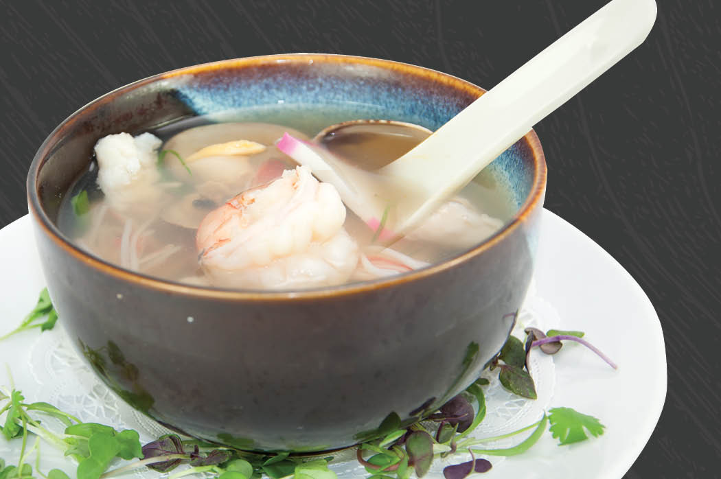 Order Seafood Soup food online from Kumo Sushi Hibachi & Lounge store, Bay Shore on bringmethat.com