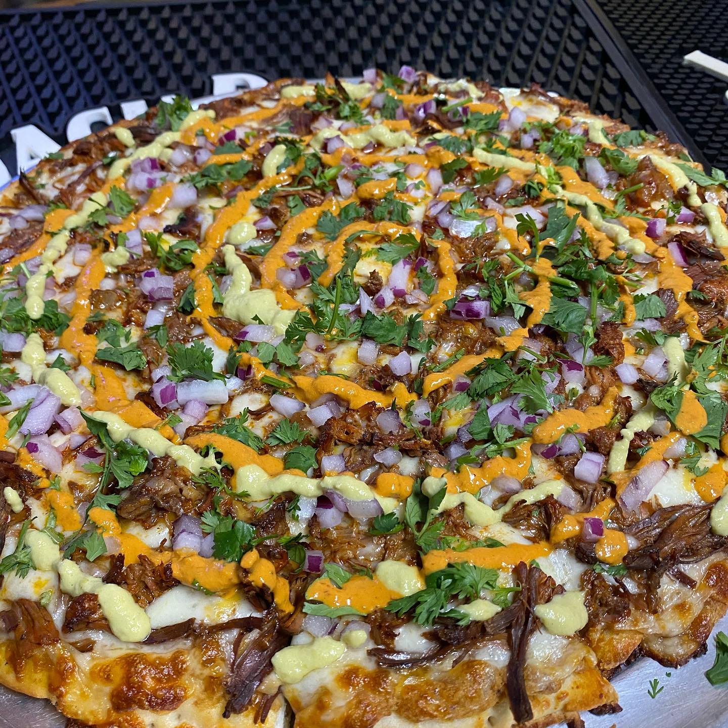 Order Birria pizza food online from Jerry Pizza & Pub store, Bakersfield on bringmethat.com