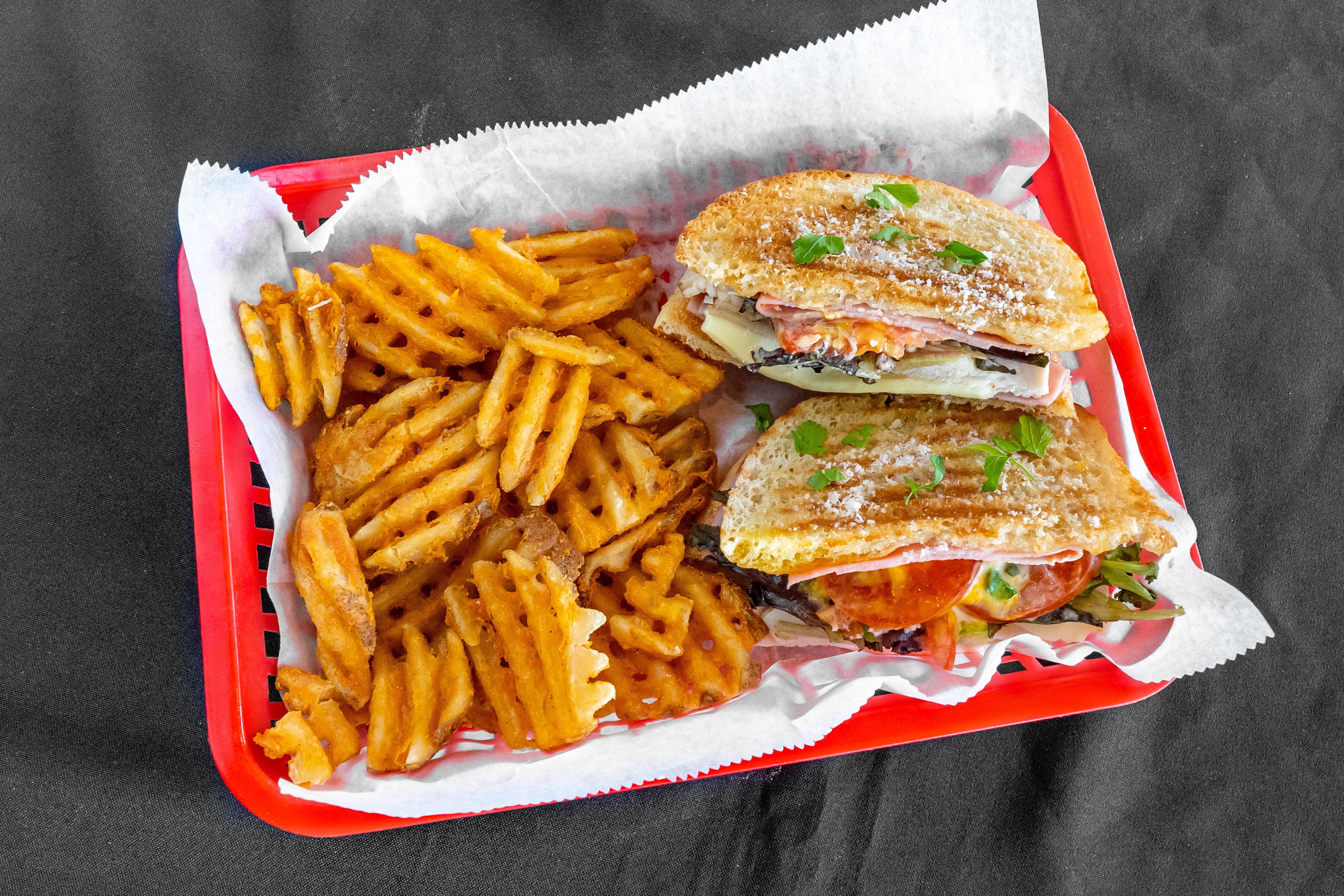Order Siciliano Panini - Panini food online from Pizza Plaza Of Warminster store, Warminster on bringmethat.com