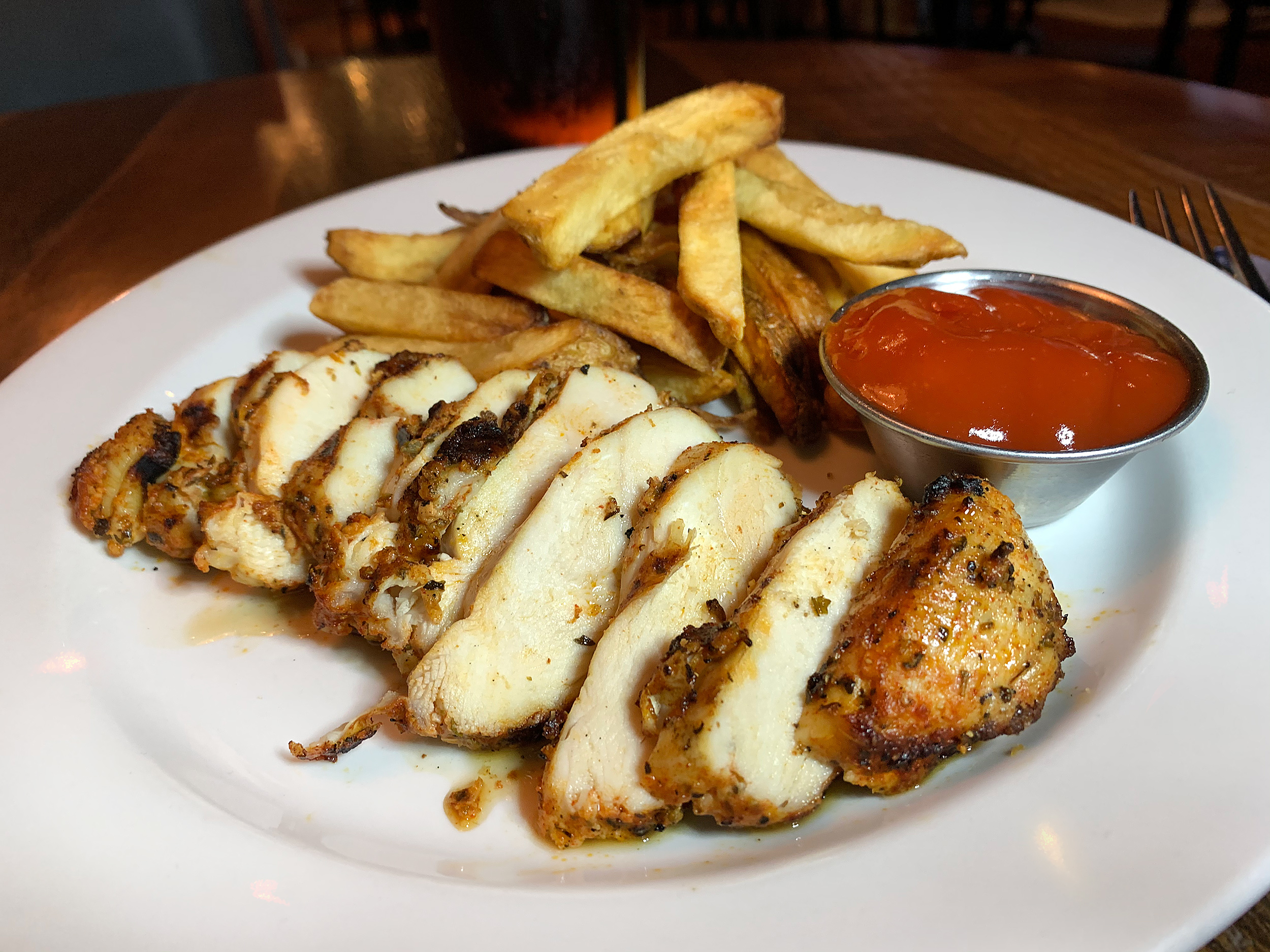Order Kid Grilled Chicken & Fries food online from Stokin' Goat store, Omaha on bringmethat.com