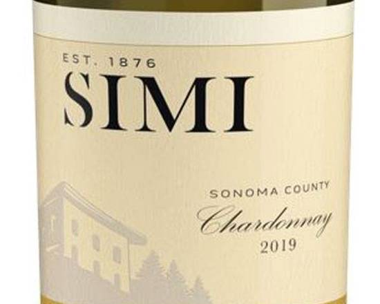 Order Simi Winery, Chardonnay Sonoma Coast (2020) · 750 mL food online from House Of Wine store, New Rochelle on bringmethat.com