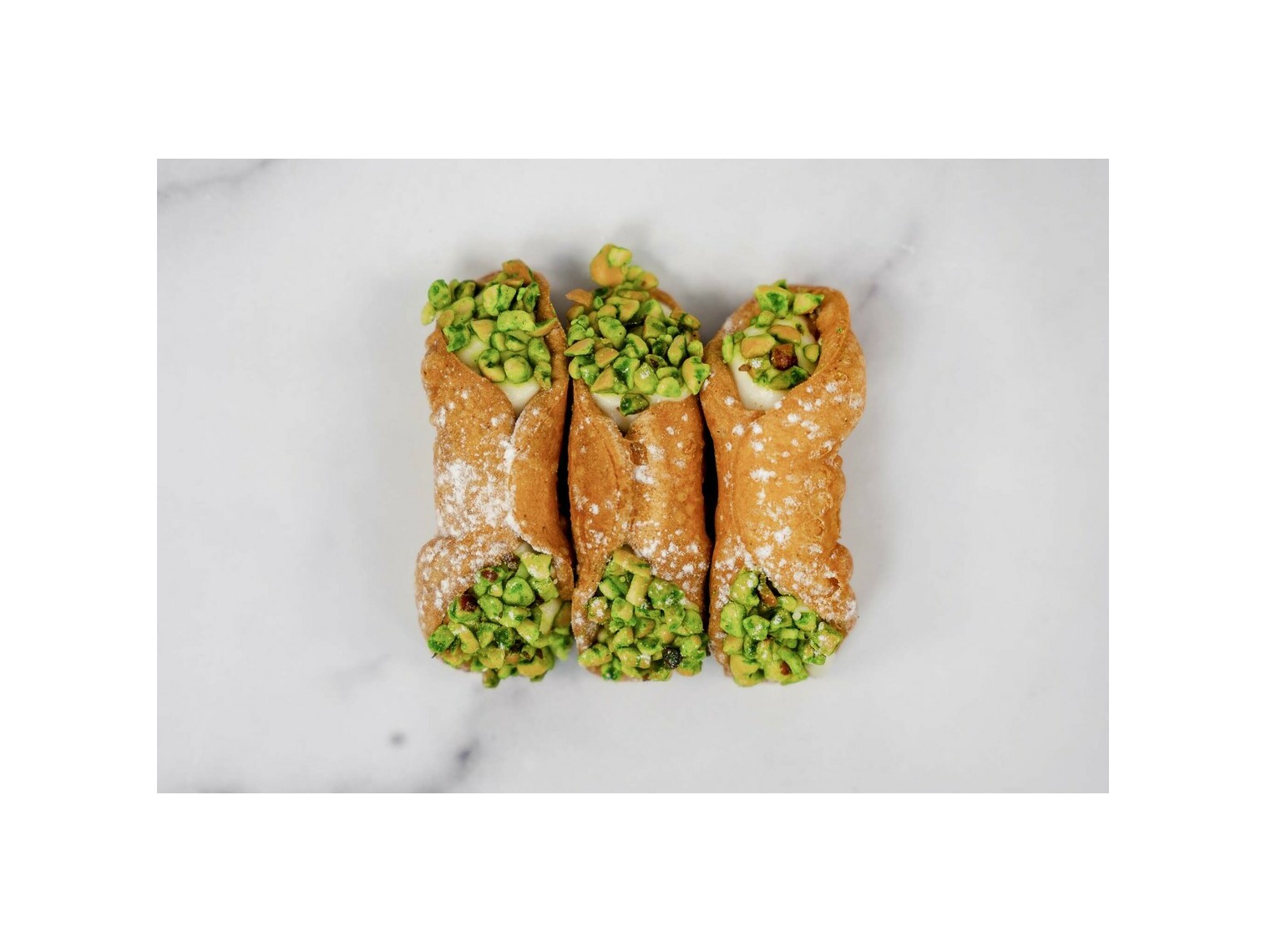 Order Mini Cannoli Trio food online from Buona - Orland Park store, Orland Park on bringmethat.com