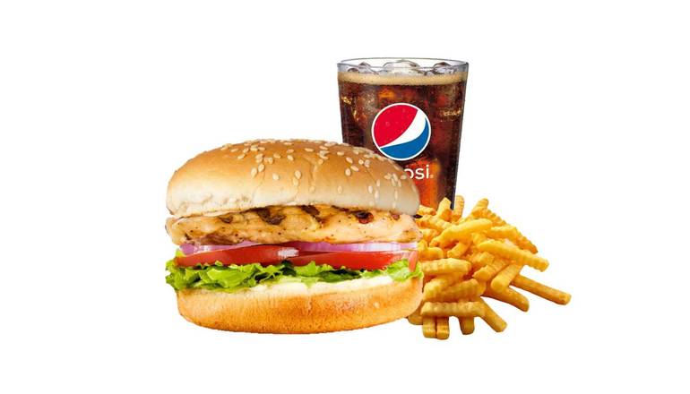 Order #15 Grilled Chicken Sandwich food online from Super Burger store, Clovis on bringmethat.com