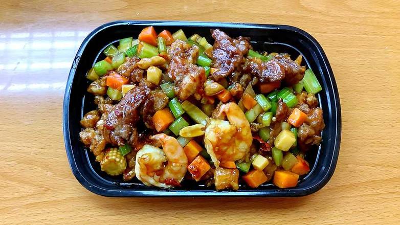 Order S19.Kung Po Combo  宫保三样 food online from China Dragon store, Anoka on bringmethat.com