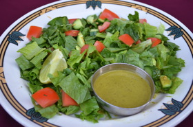 Order Fresh Green Salad food online from Flavor of India store, Studio City on bringmethat.com