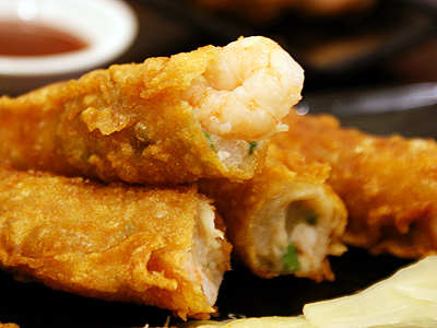Order 12. Shrimp Egg Roll  虾卷 food online from China Wok store, Indianapolis on bringmethat.com