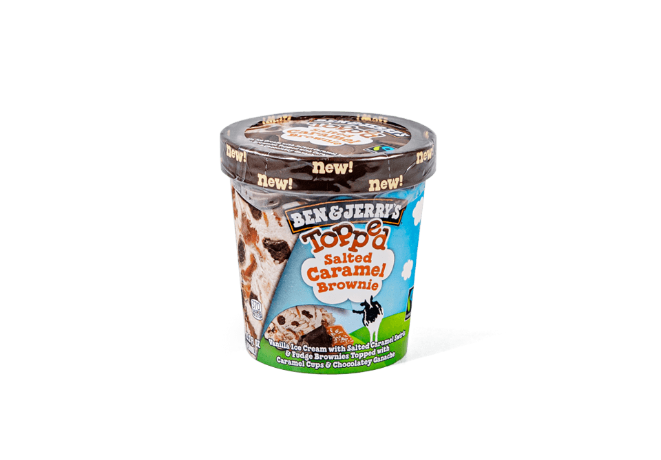 Order Ben and Jerry's Salted Caramel Brownie Pint food online from Wawa store, Holiday on bringmethat.com