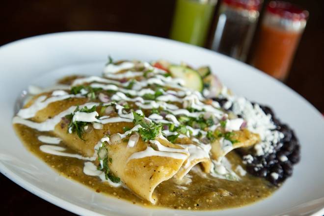Order Poblanos Enchiladas food online from Barrio Queen store, Gilbert on bringmethat.com
