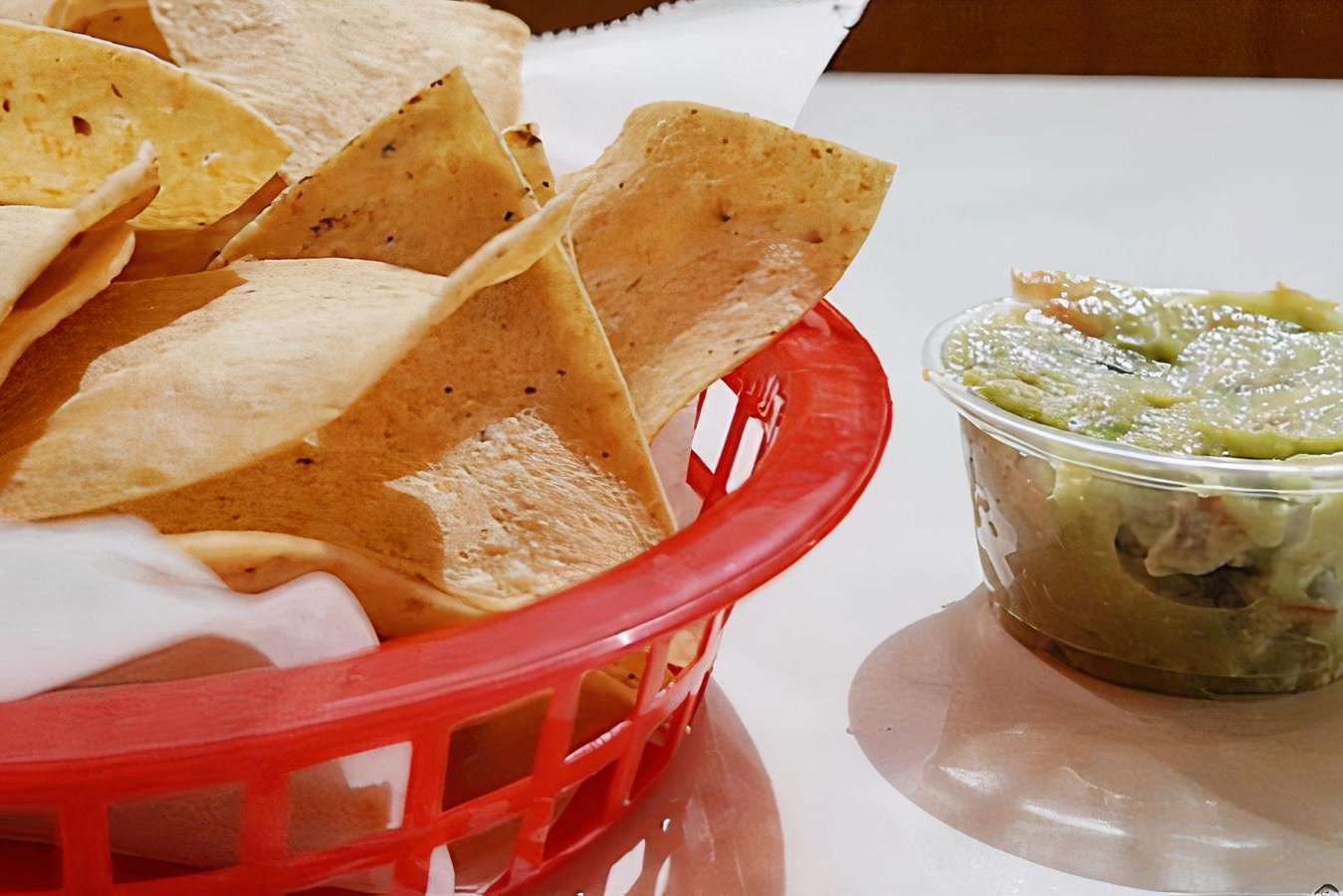 Order Chips ＆ guac 4 oz  food online from Pachanga Mexican Grill store, Downey on bringmethat.com