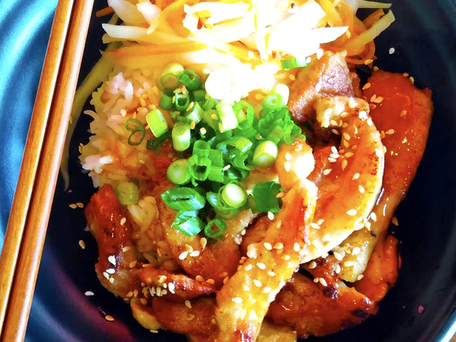 Order R2. Teriyaki Rice food online from Mojo Ramen store, Brookline on bringmethat.com