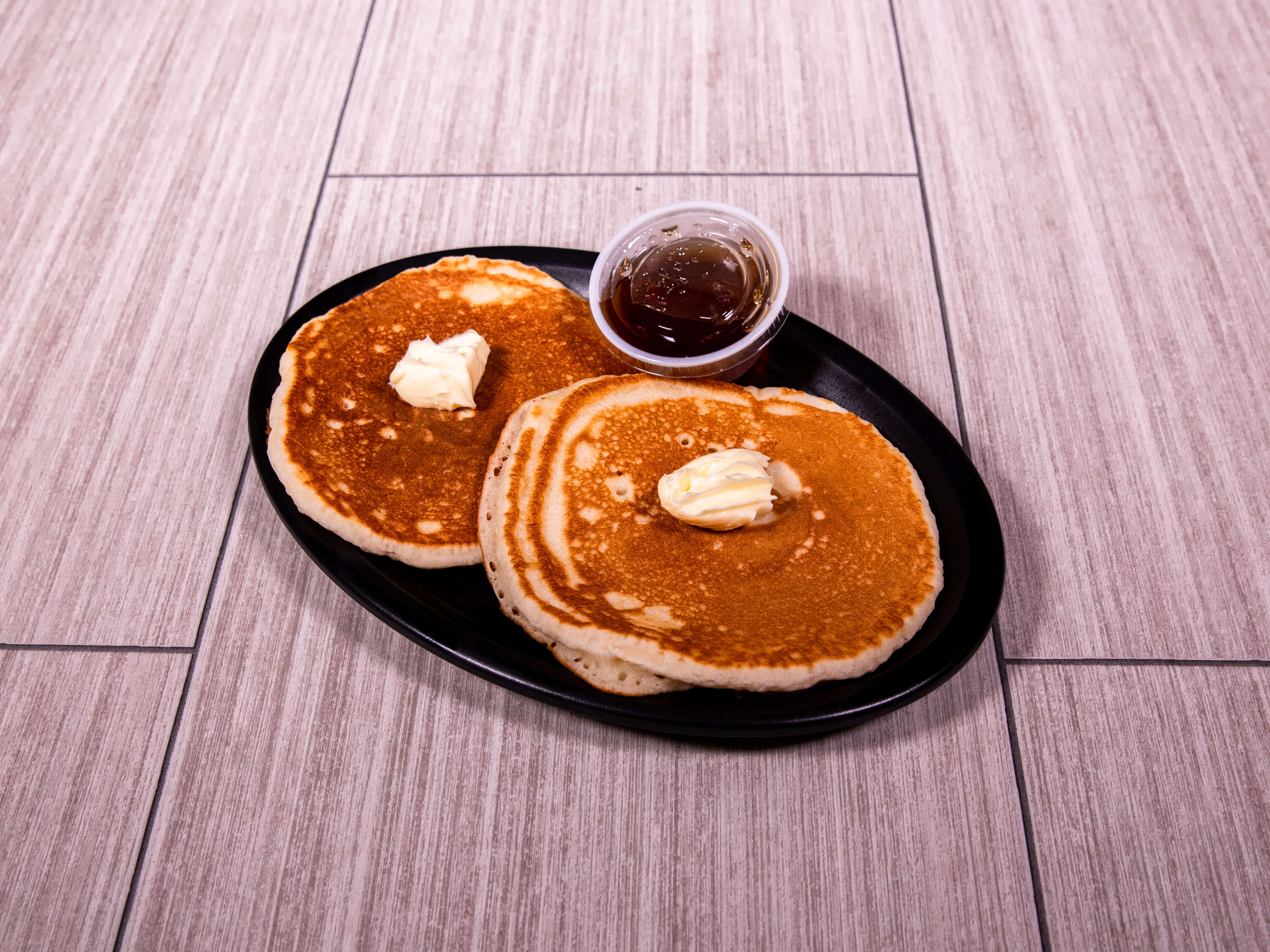 Order Buttermilk Pancakes Combo food online from Kitchen Cafe store, Dallas on bringmethat.com