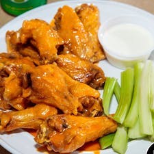 Order Jumbo Buffalo Wings - 6 Pieces food online from Planet Pizza store, Ridgefield on bringmethat.com