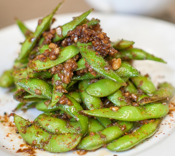 Order Garlic Scented Edamame food online from Wild Sushi And Ramen store, Fort Worth on bringmethat.com