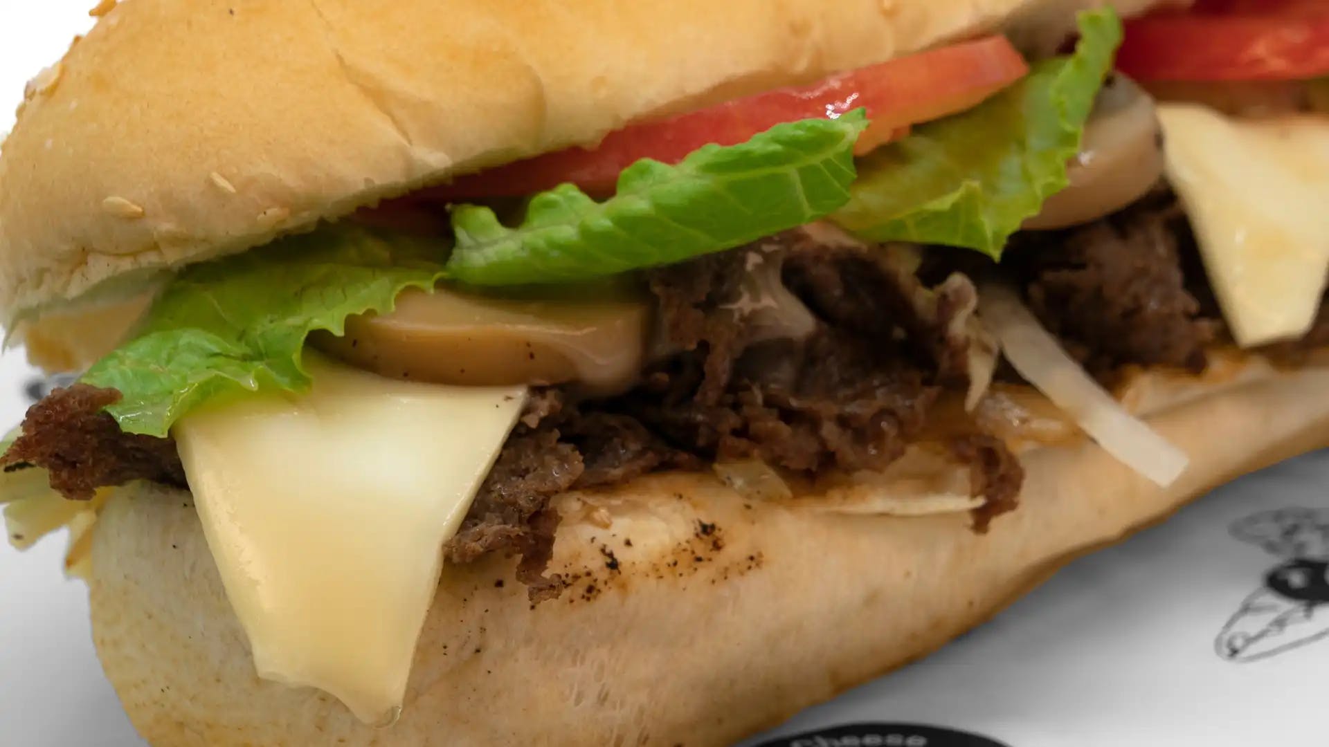 Order Mushroom Steak & Cheese Sub - Small food online from Tubby's Grilled Submarines store, Westland on bringmethat.com