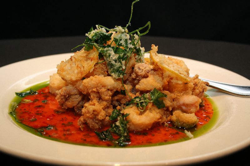 Order Sweet Chili Ginger Calamari food online from The Clubhouse store, Oak Brook on bringmethat.com