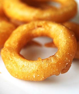 Order Onion Rings food online from Gold and Meyer's Gourmet Deli and Bagelry store, Plainview on bringmethat.com