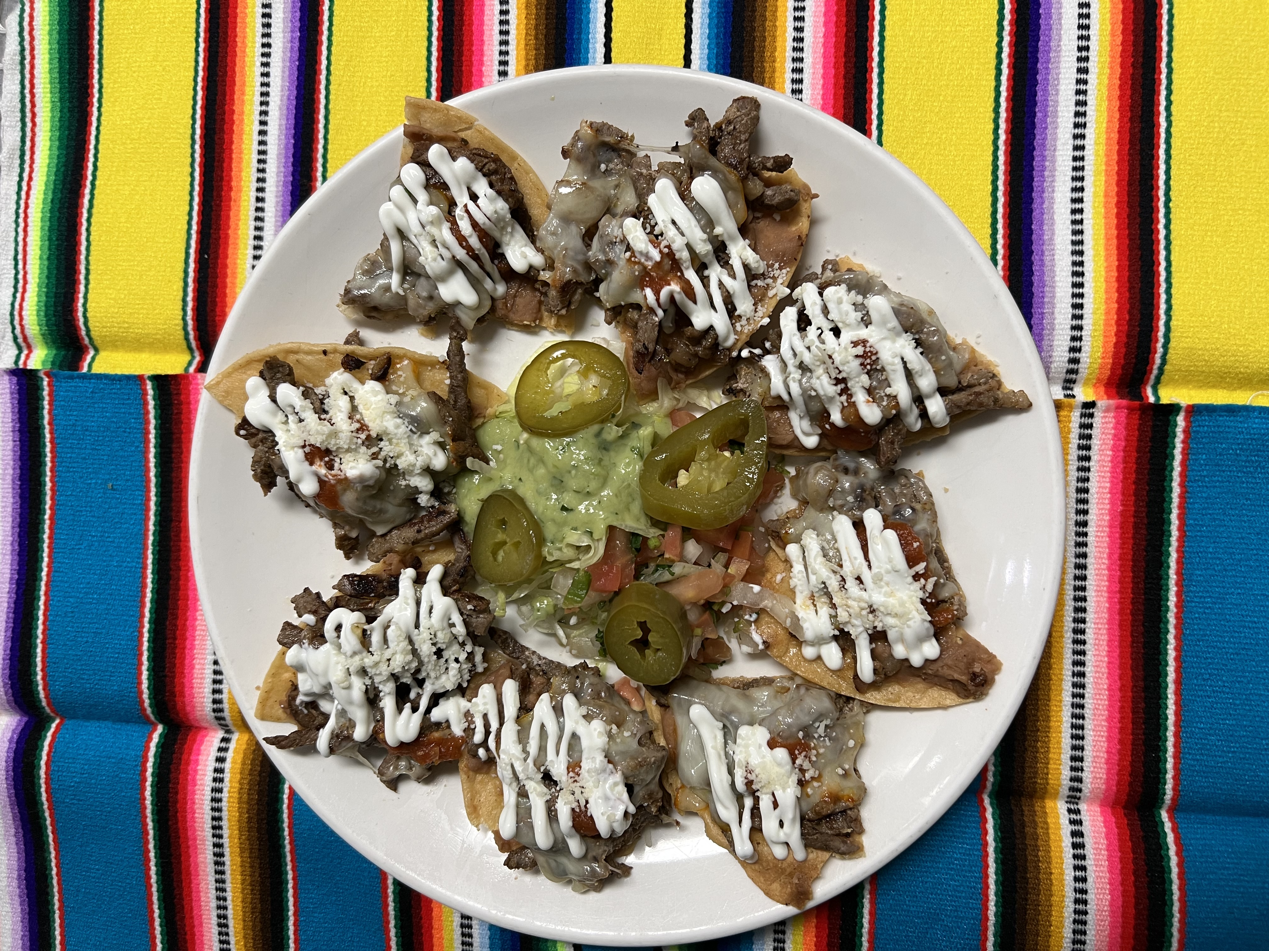 Order Nachos food online from Chihuahua Mexican Restaurant store, Sunnyside on bringmethat.com