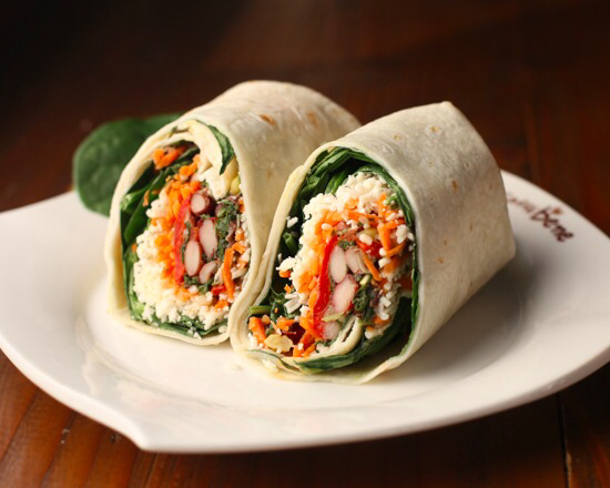 Order Vegetarian Wrap food online from Caffe Bene store, Jackson Heights on bringmethat.com