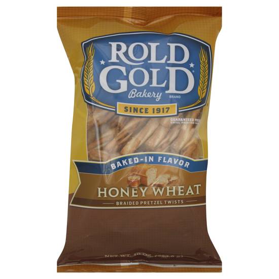 Order Rold Gold Pretzels Braided Honey Wheat Flavored (10 oz) food online from Rite Aid store, Yamhill County on bringmethat.com