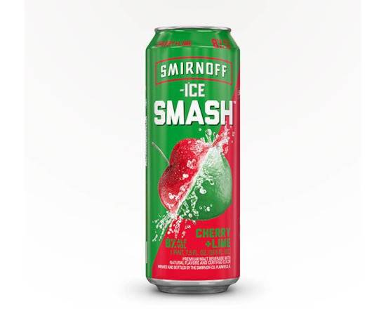 Order Smirnoff Ice SMASH Cherry Lime 23.5 oz food online from Starway Liquor store, Bell Gardens on bringmethat.com