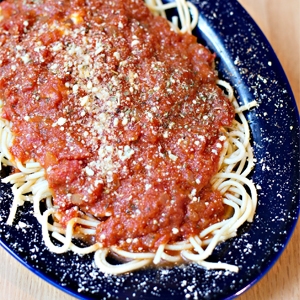 Order Spaghetti Marinara food online from Lost Dog Cafe store, Arlington on bringmethat.com