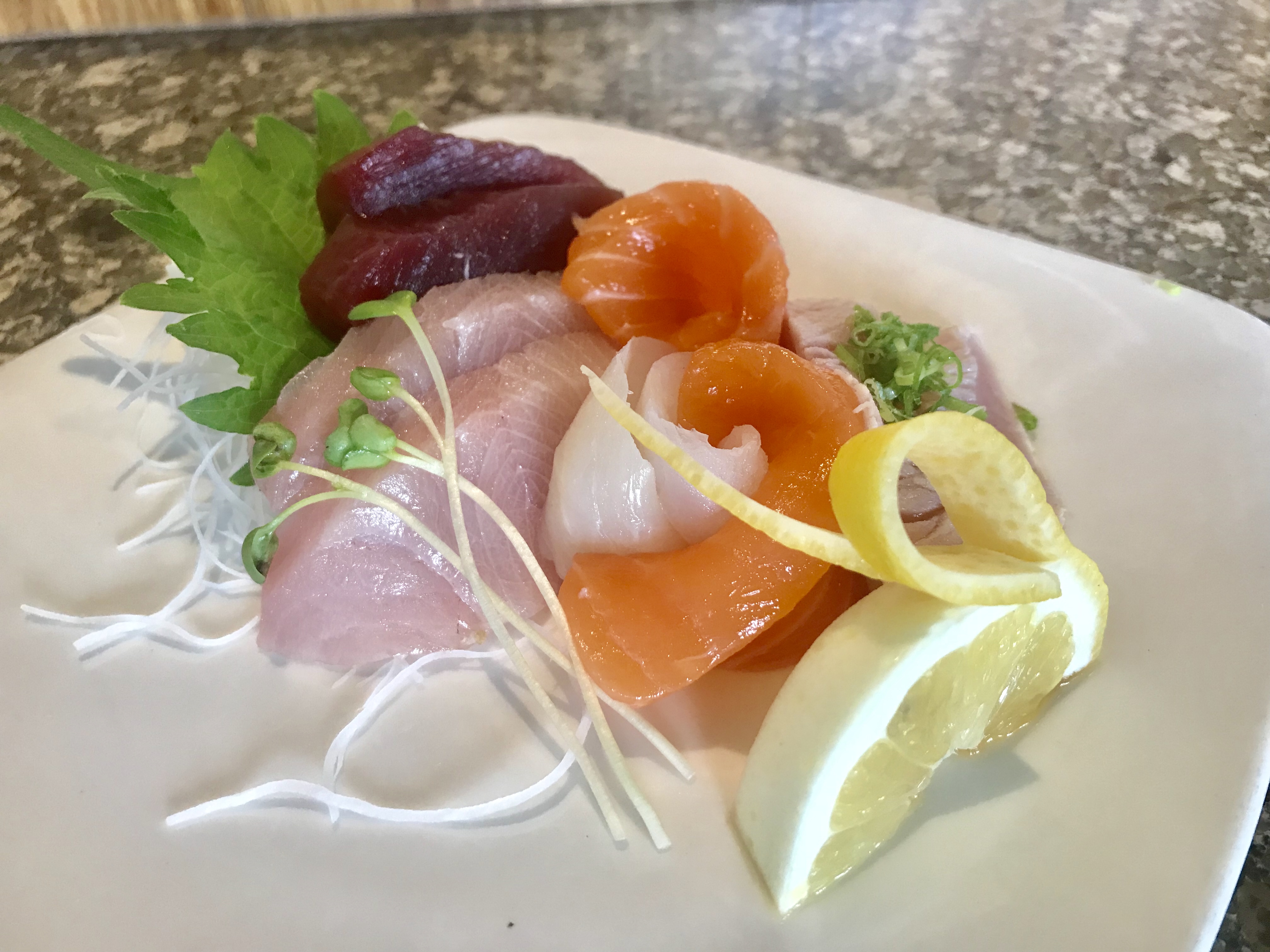 Order Chef's Mix Sashimi Plate Combo food online from Sushi Lounge store, Poway on bringmethat.com