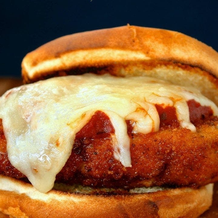 Order Chicken Parmesan Sandwich - Sandwiches food online from Bells Pizza Company store, Bellflower on bringmethat.com