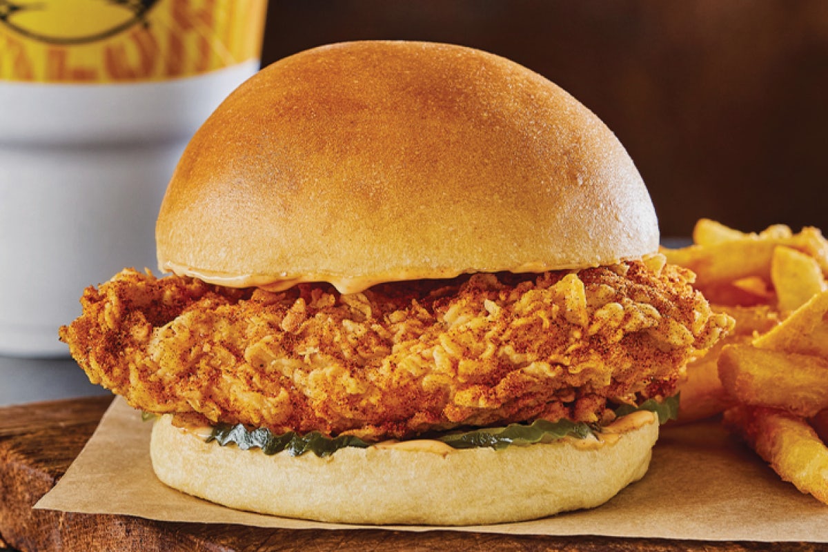 Order Big & Wicked Chicken Sandwich food online from Golden Chick - N 1st store, Abilene on bringmethat.com