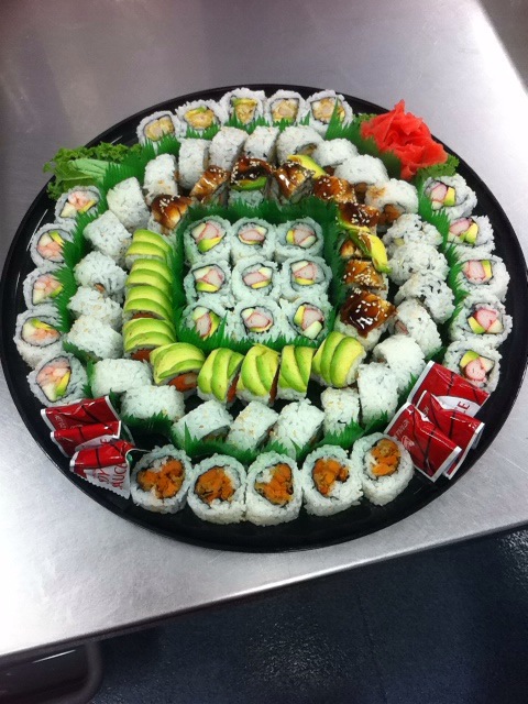 Order 2. All Cooked Sushi Platter food online from Poke Garden store, Brookline on bringmethat.com