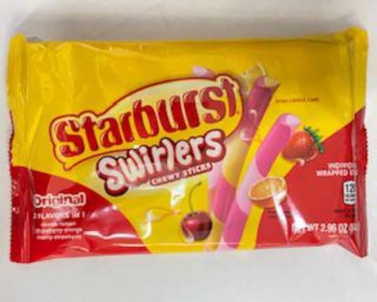 Order starburst swirlers chewy sticks 2.96 oz food online from South Liquor store, Long Beach on bringmethat.com