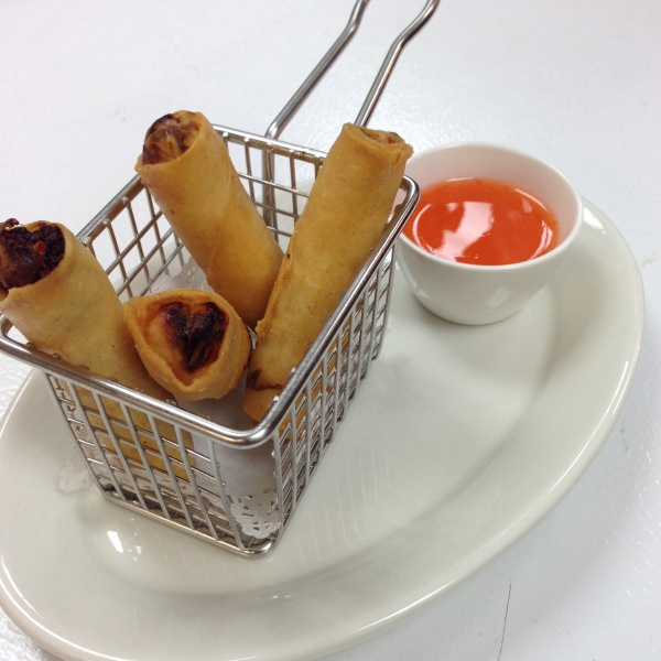 Order Vegetable Spring Rolls 4 Pices food online from Chok Dee Thai Kitchen store, Norwood on bringmethat.com