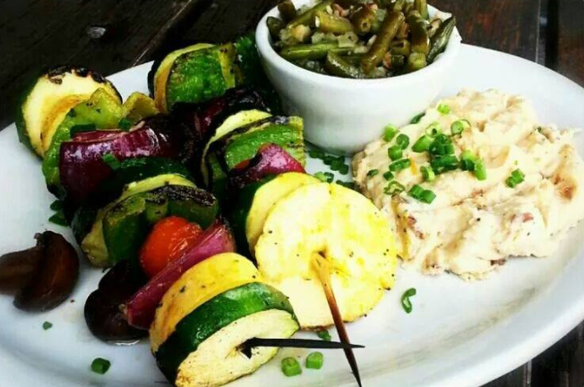Order Skewers of Mixed Vegetables food online from County Line On The Hill store, Austin on bringmethat.com