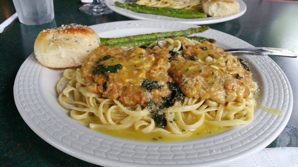 Order Veal Francaise - Entree food online from Palermo Restaurant West Chester store, West Chester Township on bringmethat.com