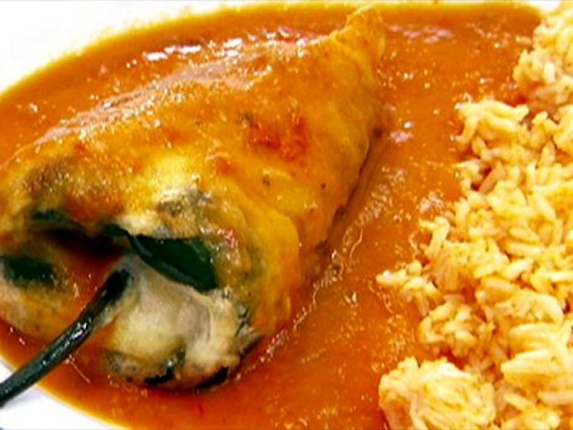 Order Chiles Rellenos Poblanos food online from Tortuga Mexican Village store, Princeton on bringmethat.com