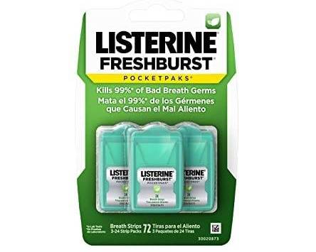 Order Listerine Pocketpaks - FreshBurst - 72 Strips  food online from East Cooper Family Pharmacy store, Mt Pleasant on bringmethat.com