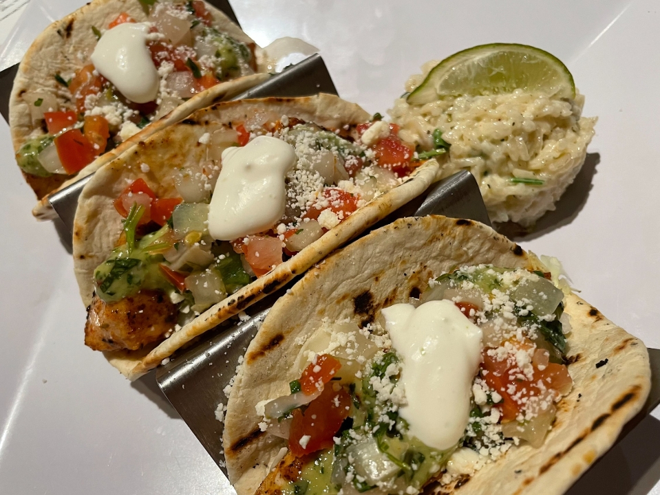 Order Blackened Mahi Tacos food online from Lucky Fins store, Boise on bringmethat.com