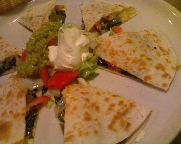Order Veggie Quesadilla food online from Ixtapa Grill Family Mexican Restaurant store, Hamden on bringmethat.com