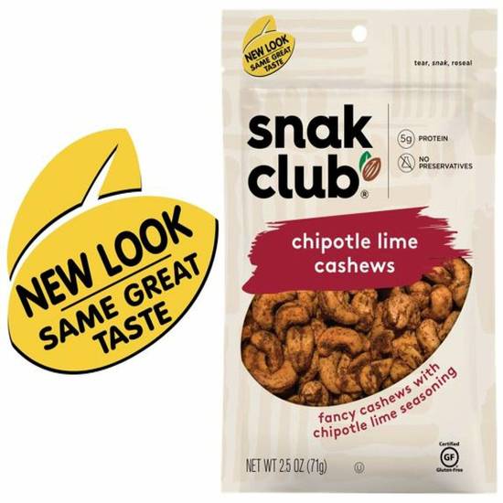 Order Snak Club - Chipotle Lime Cashews food online from IV Deli Mart store, Goleta on bringmethat.com