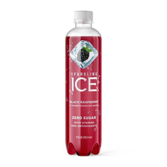 Order Sparkling Ice Black Raspberry Flavored Sparkling Water, 17 OZ food online from CVS store, BRYAN on bringmethat.com