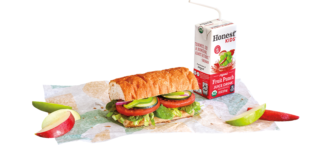 Order Veggie Delite®Fresh Fit for Kids® Meal food online from SUBWAY® store, Holly Springs on bringmethat.com